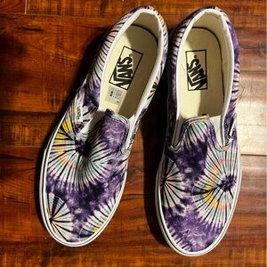Women’s Brand New Tie Dye vans-women 10